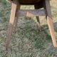 Set de 4 chaises minimalistes en chêne années 50