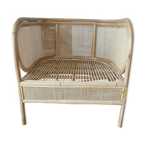 Fauteuil en rotin et cannage naturel