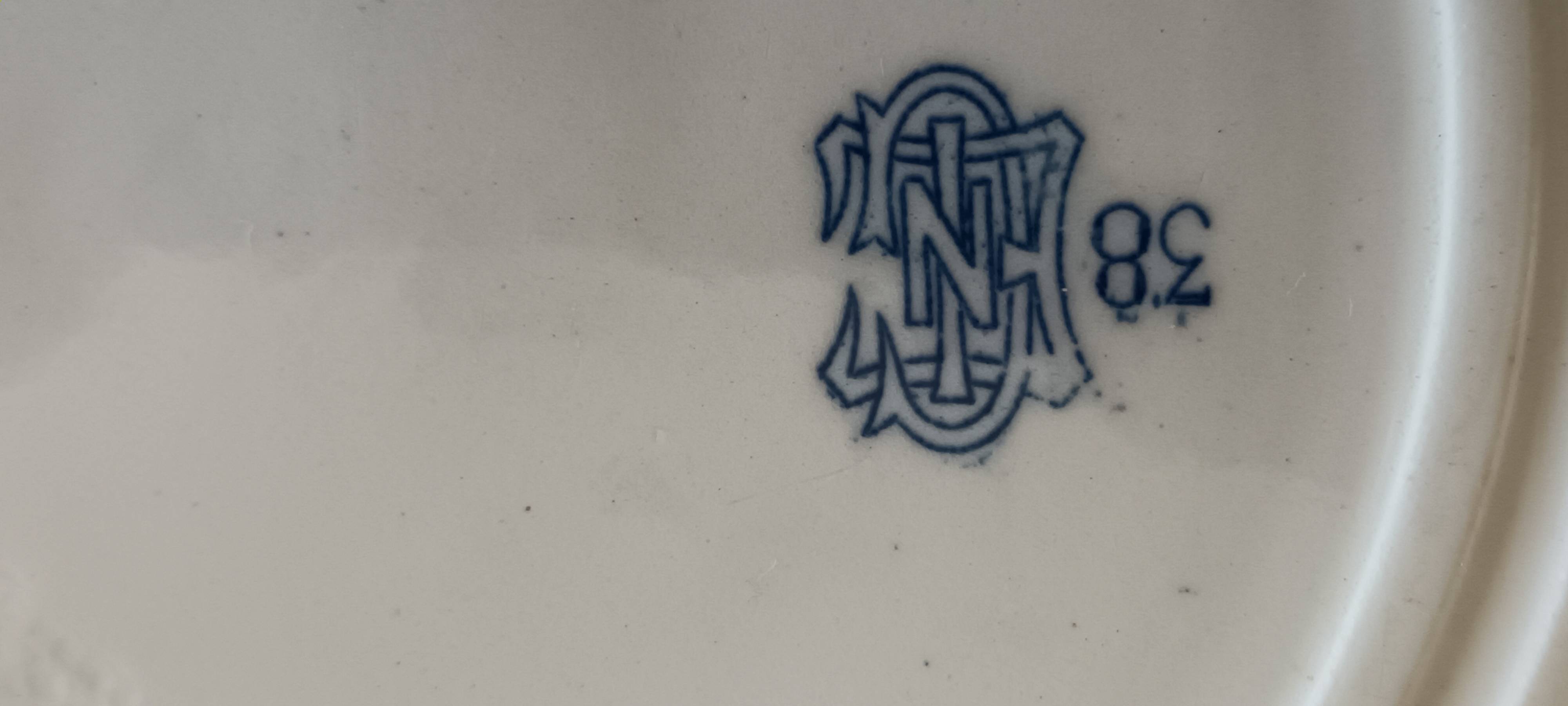 Moorish deep plates from Gien