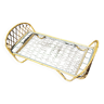 Rattan basket bed