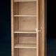 Rare: Parisian wardrobe, oak bonnetière from the 1950s