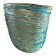 Mid-century stunning vase in hand-worked Murano glass by Sergio Costantini with the rare original certificate. Made in Murano, Italy.