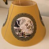 Yellow lampshade