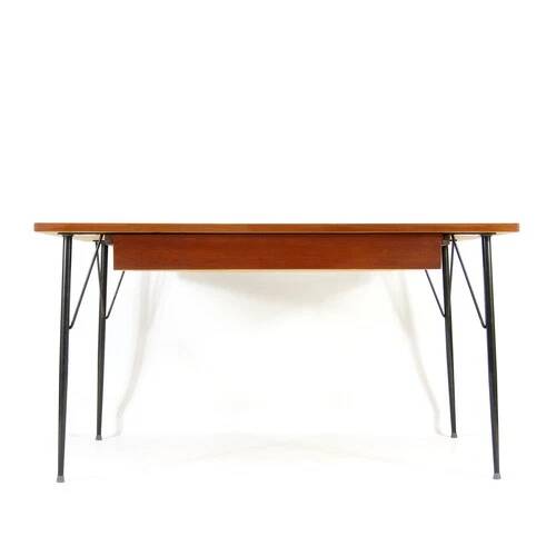 Retro Vintage Danish Architects Writing Office Desk Mid Century Teak 1970s 60s