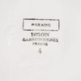 Hollow dish Digoin Sarreguemines