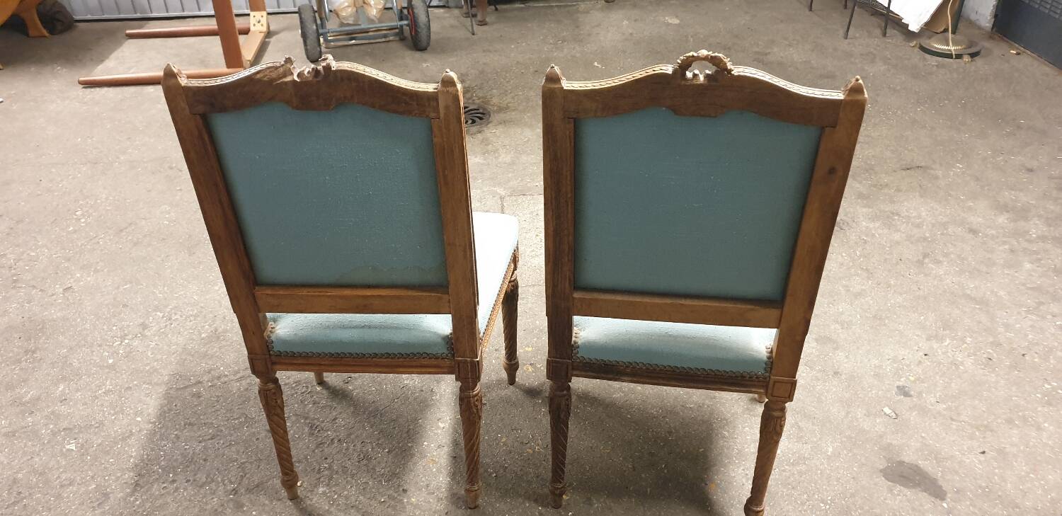 2 Louis xvi chairs