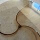 Old plexiglass and smoked glass coffee table design Space age 60s/70s vintage