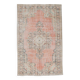 Vintage Salmon & Beige Classic Turkish Rug, 185x291Cm