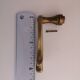 Set of 10 pairs of solid brass door handles – antique style / classic