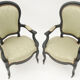 Paire de fauteuils de style Louis Philippe