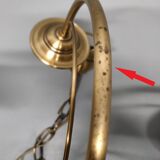 CVL (Val de Loire Creations) ~ Chandelier ~ Chatelet Collection - 5 lights ~ Burnished brass - 21st century