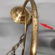 CVL (Val de Loire Creations) ~ Chandelier ~ Chatelet Collection - 5 lights ~ Burnished brass - 21st century