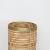 Umbrella stand ratan bamboo