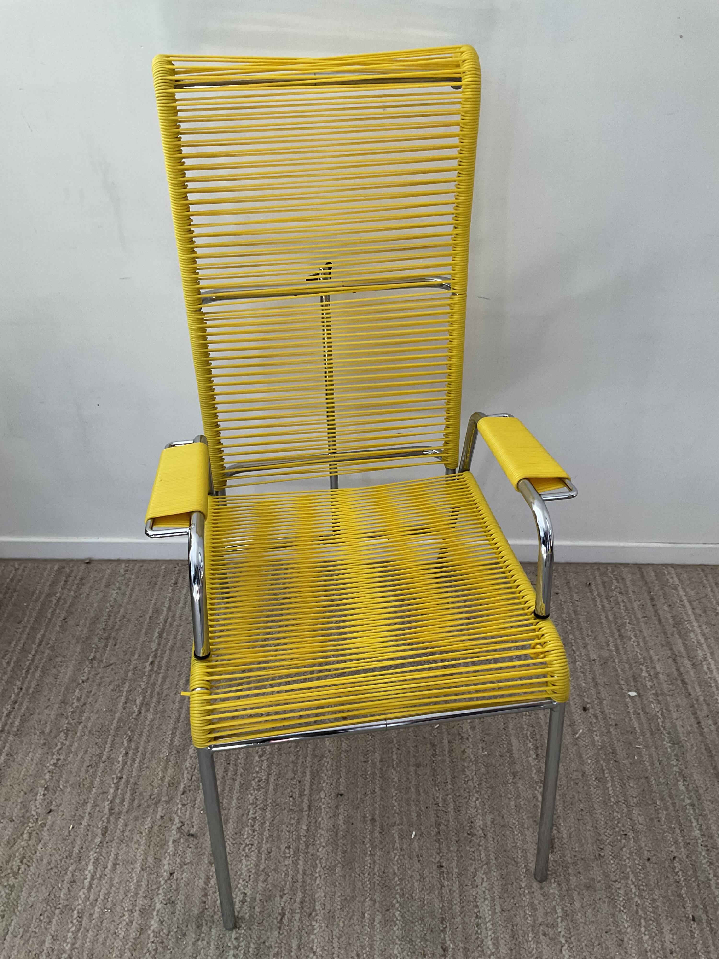 Set armchair relax scoubidou and ottoman sound of the 60s