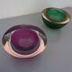 Sommerso Murano Glass Bowls by Flavio Poli, 1960s, Set of 4