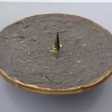 Brutalist Bronze Candleholder, 1960s