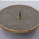 Brutalist Bronze Candleholder, 1960s