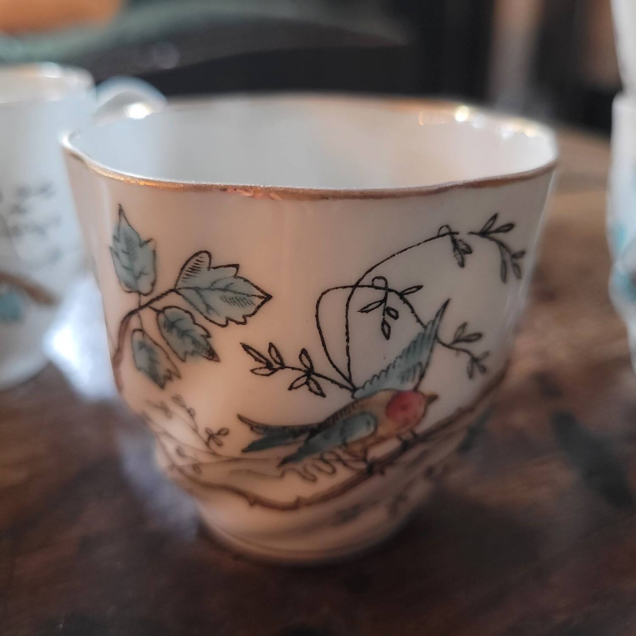Four antique cups – late 19th century, circa 1880–1900
