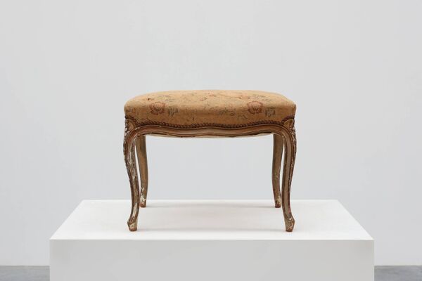 Banc ou tabouret de piano de style Louis XV français du XIXe siècle