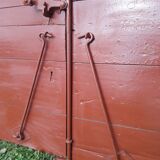 Pair of old openwork shutters