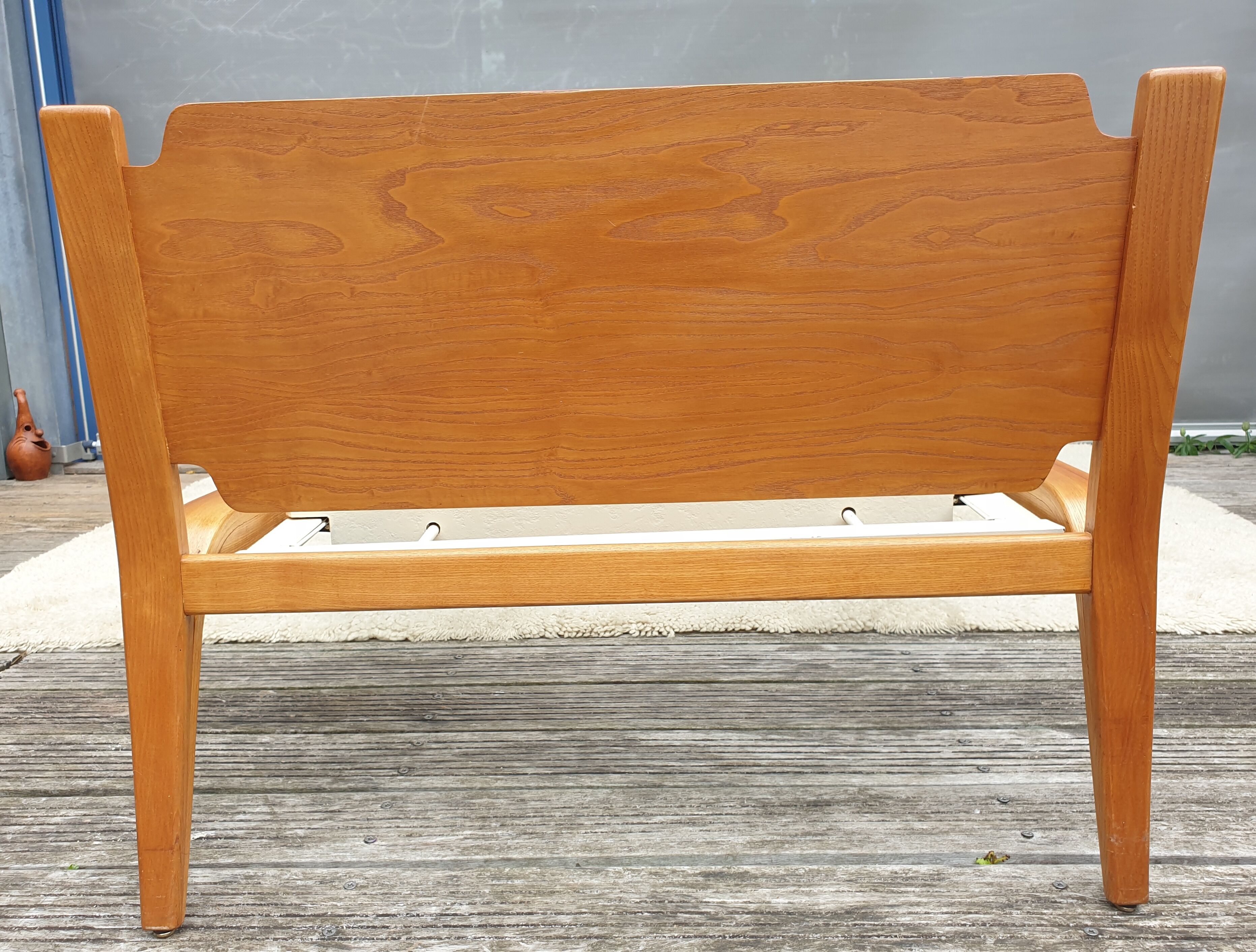 Bow Wood bed 190x80 Daybed Steiner 1950