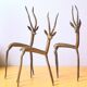 African antelopes in brass 70s