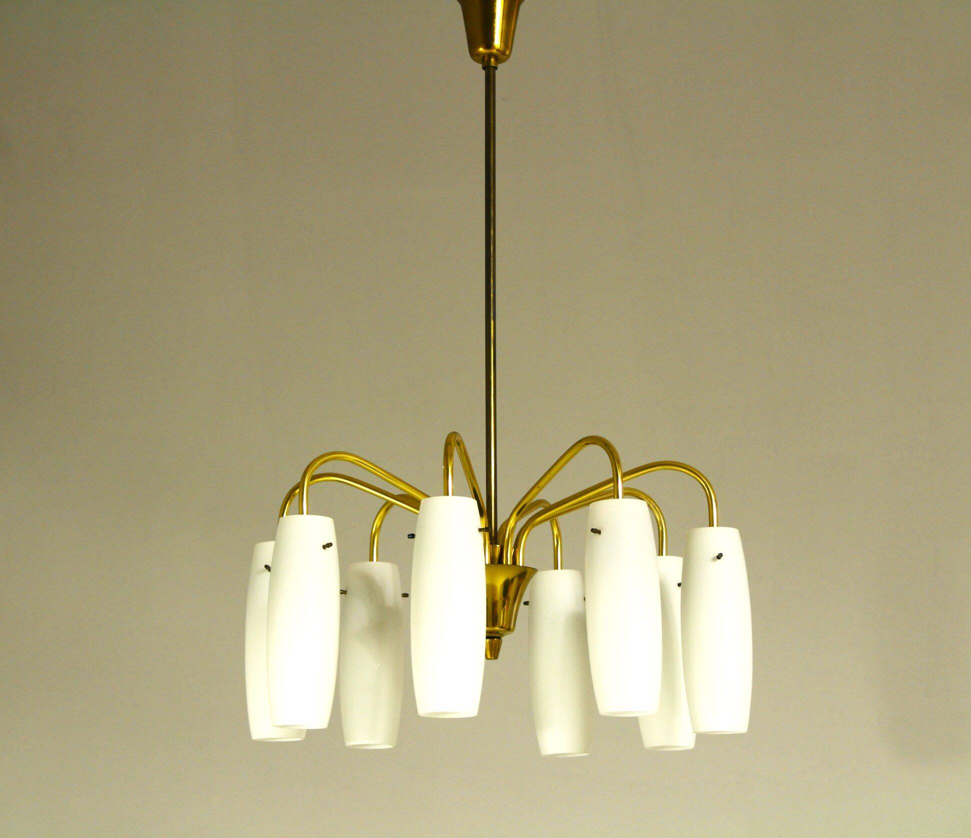 Lampe à Suspension en Laiton des Années 1960 provenant d'Autriche