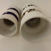 Space Age Op Art Vases from Royal KPM, 1960s, Set of 2
