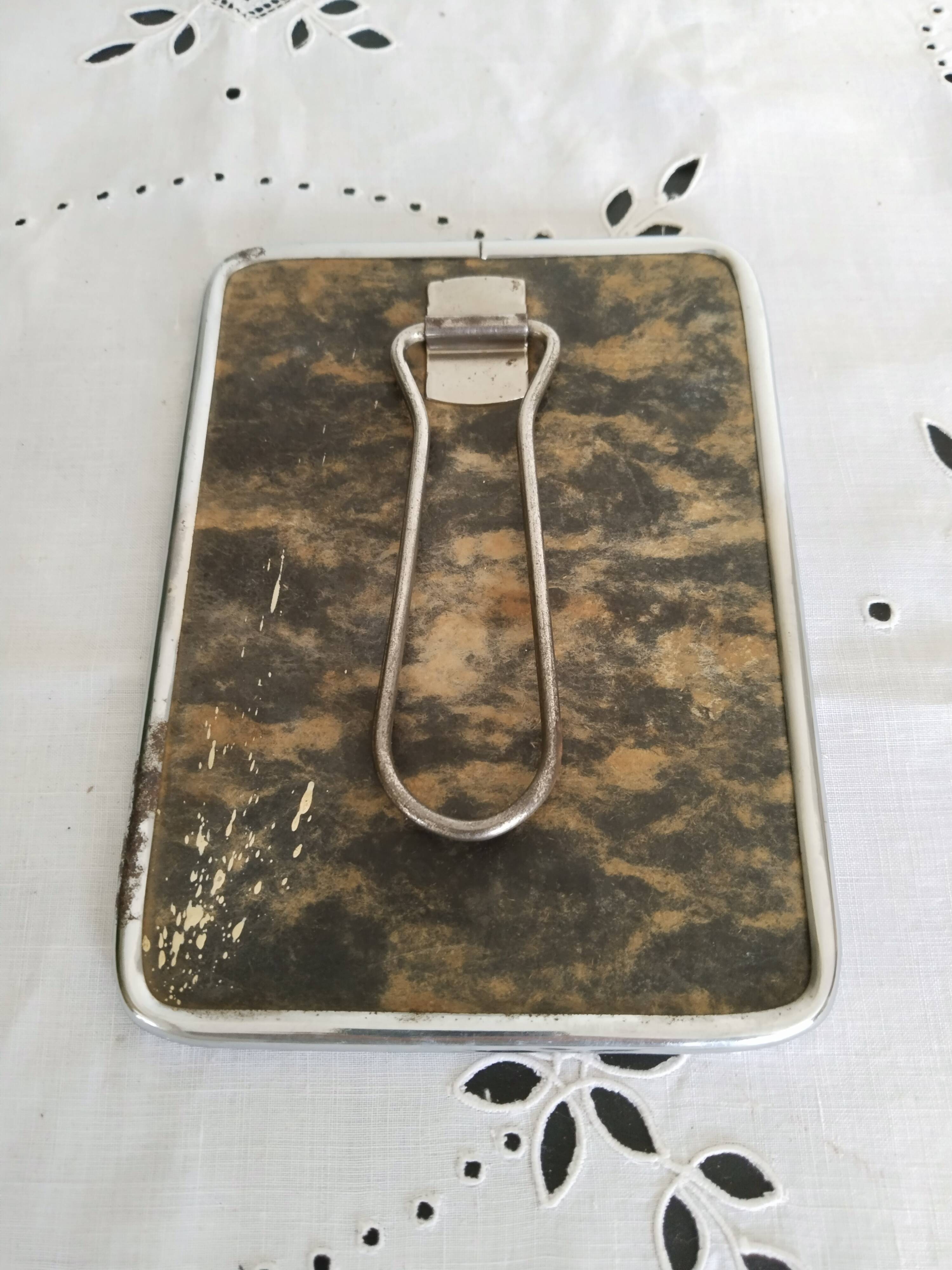 Barber mirror to stand 14 cm x 19 cm