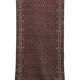 Vintage Turkish hallway rug 117x410 cm