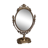Miroir pivotant psyche bronze