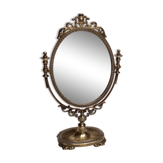 Miroir pivotant psyche bronze