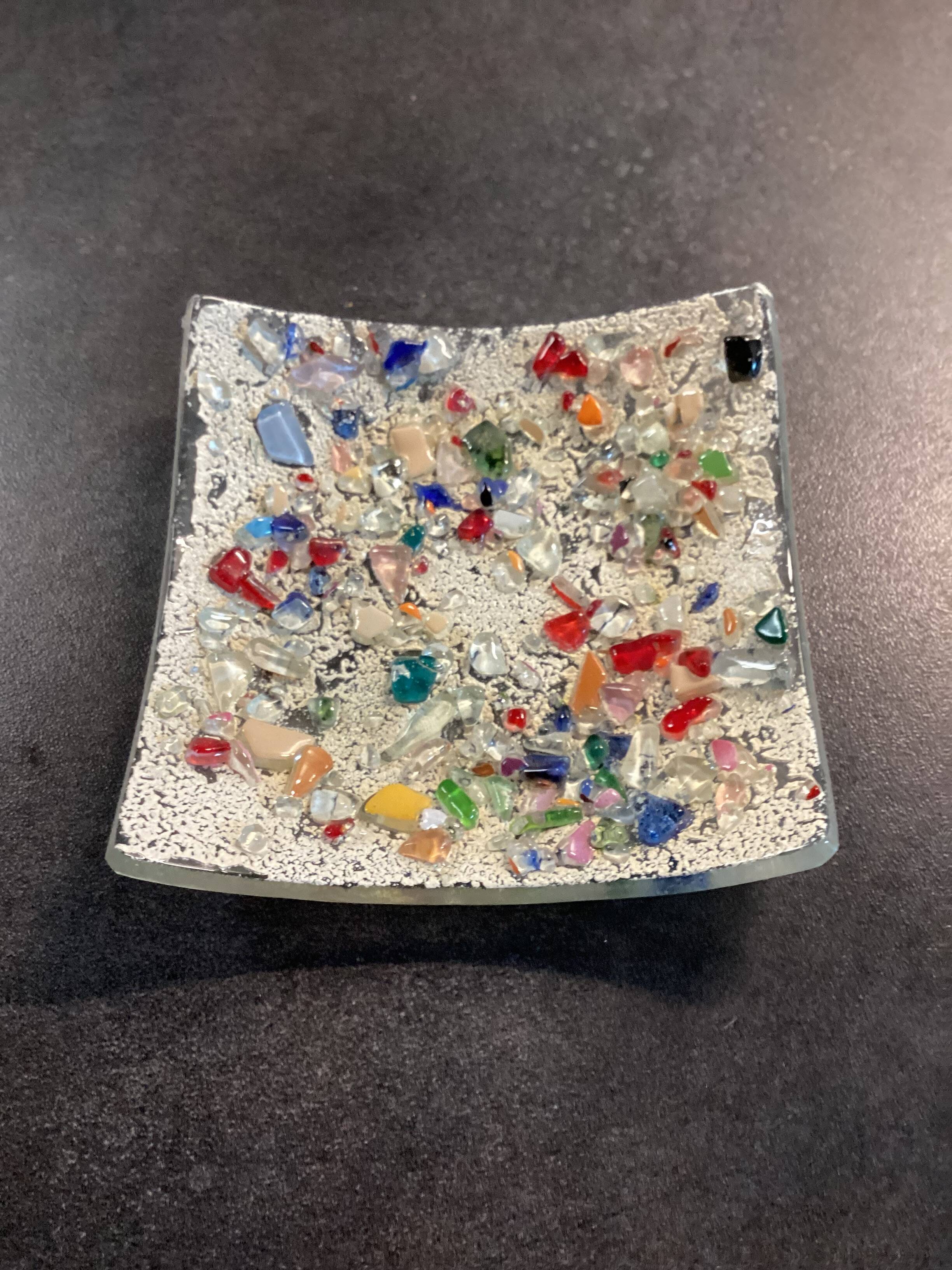 Murano Trinket Dish. Murano Vide Poche.