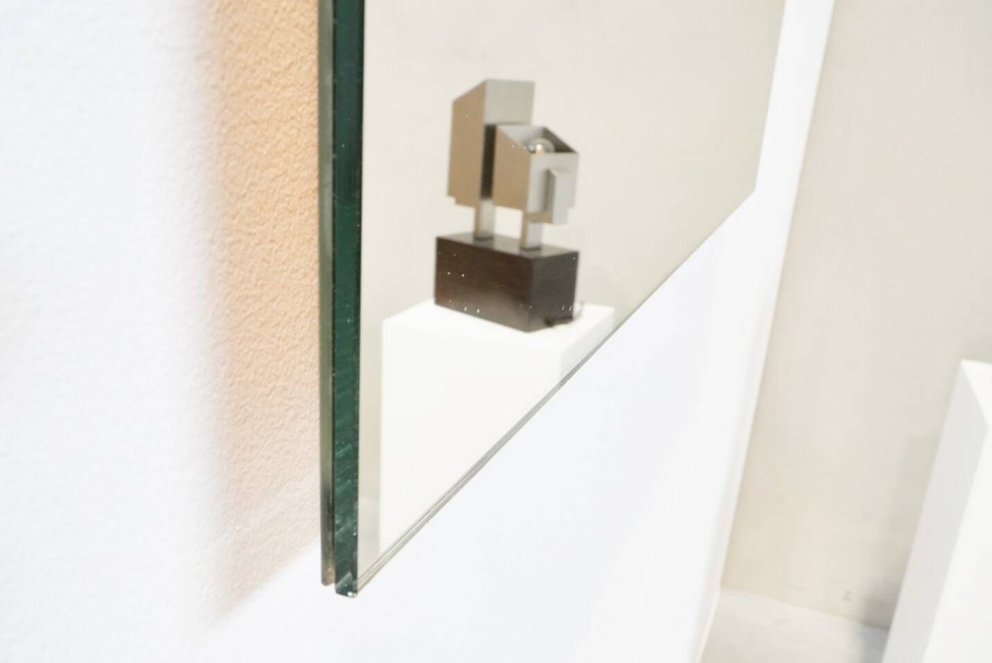 Michel Martens, Minimalist Glass Art Mirror 'Line'