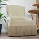 Vintage grey green almond green velvet toad chair