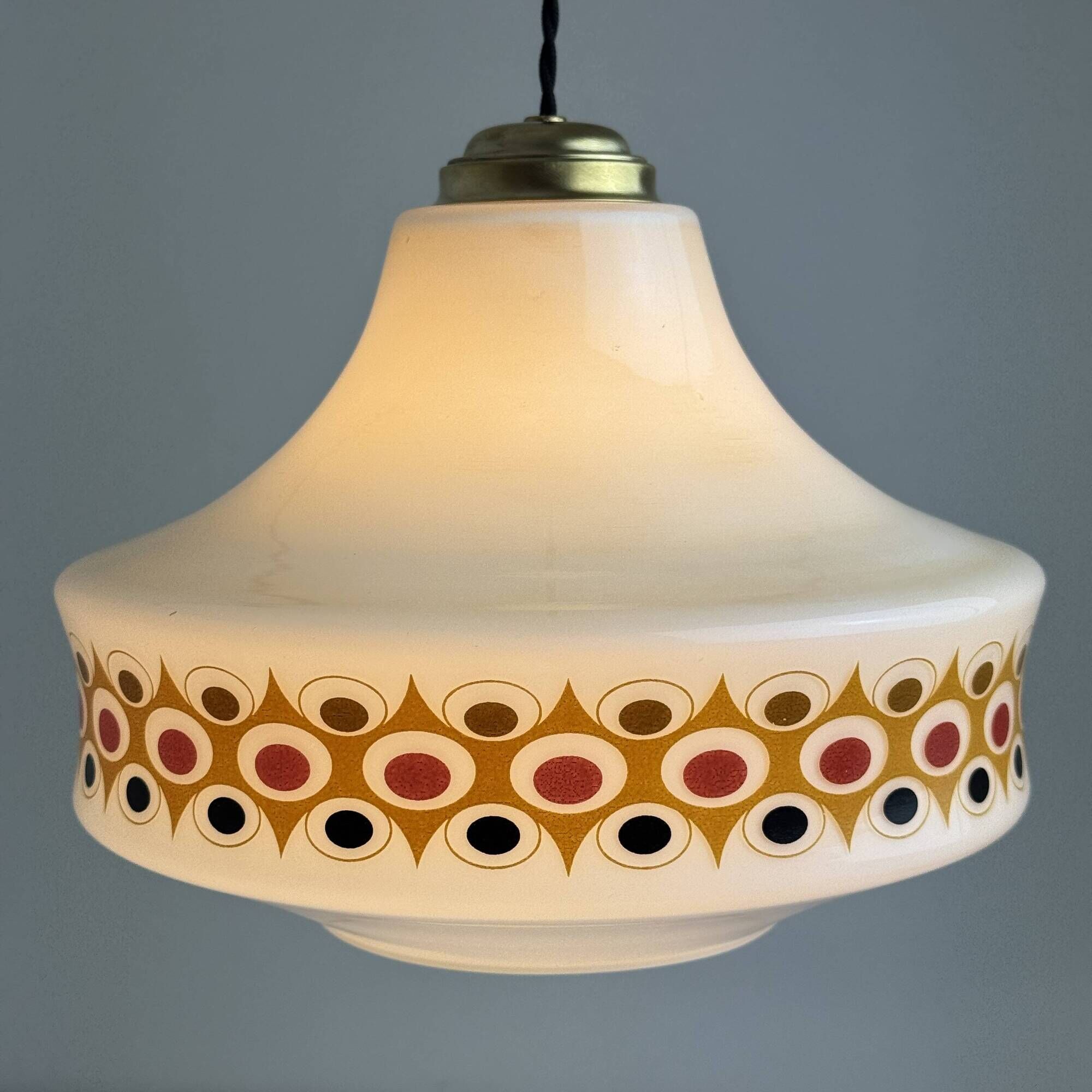 Vintage space-age suspension lighting 1960