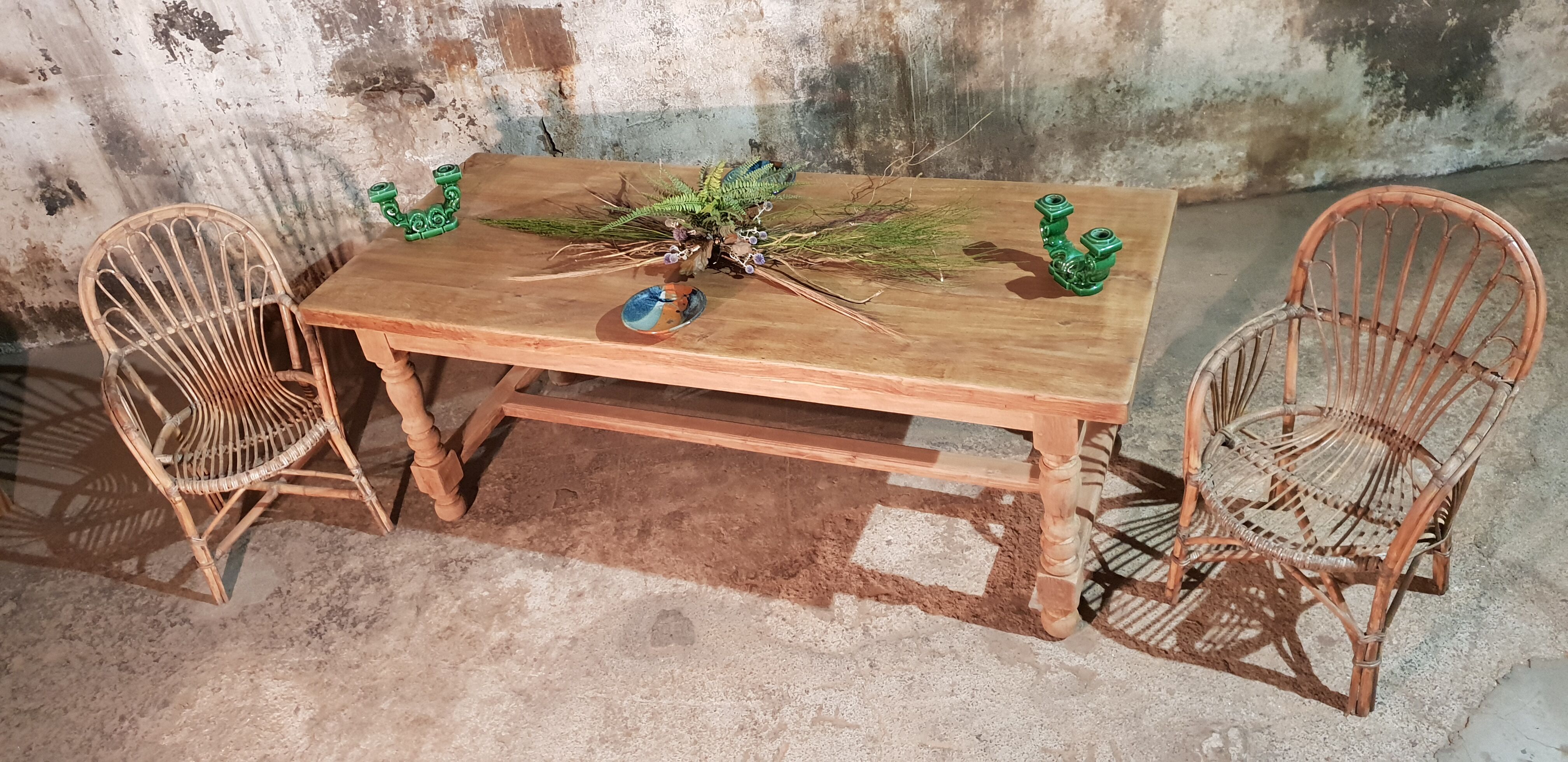 Vintage farmhouse table
