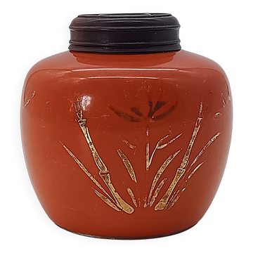 pot à gingembre pot à thé porcelaine corail or marque Tongzhi - Chine