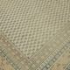 Handmade oriental contemporary 1980s 285 cm x 370 cm beige wool carpet