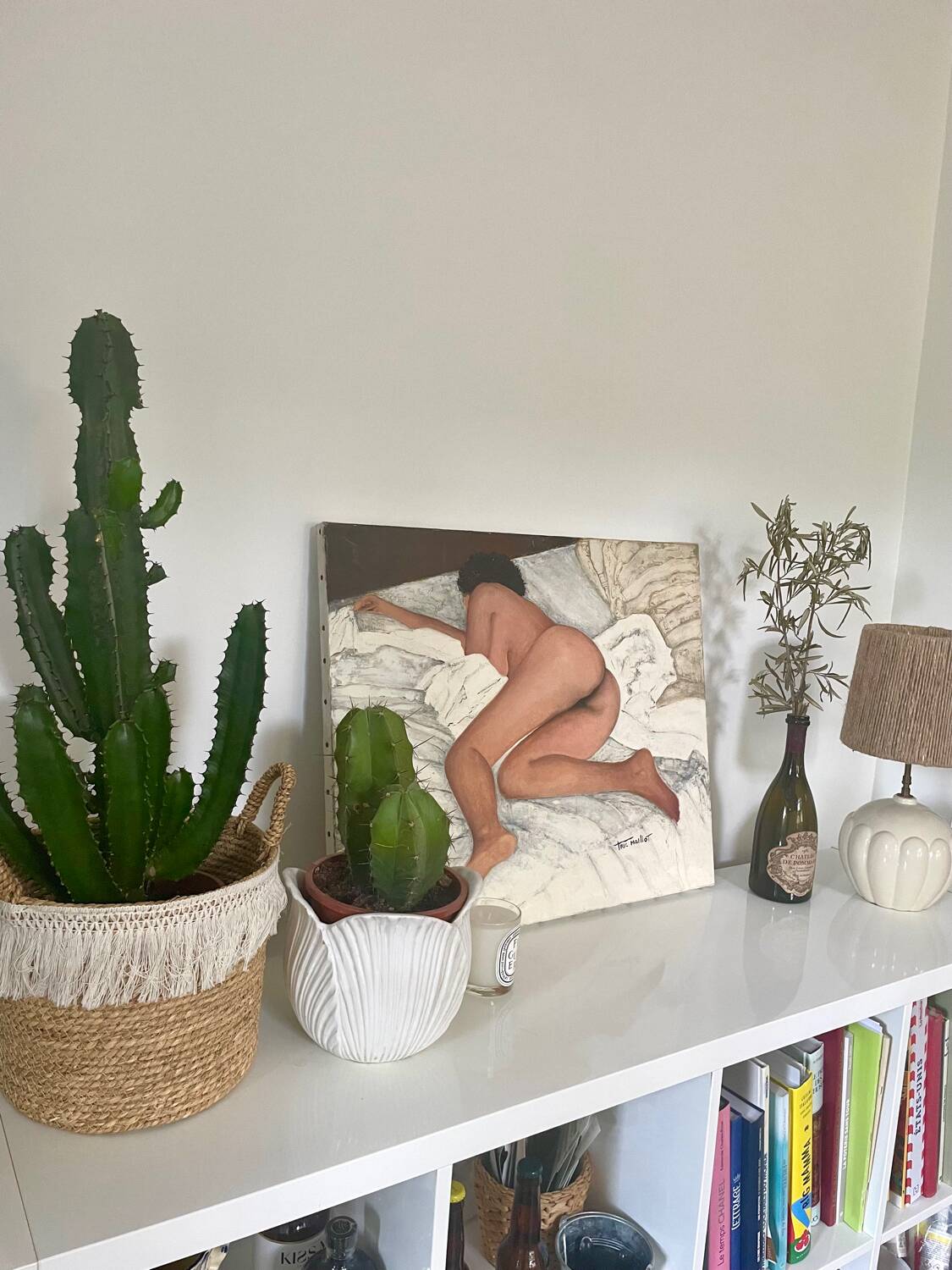 Nude woman oil painting