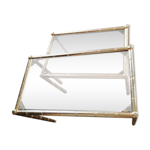 2 tables gigognes laiton