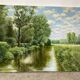 Green landscape signed in 2005