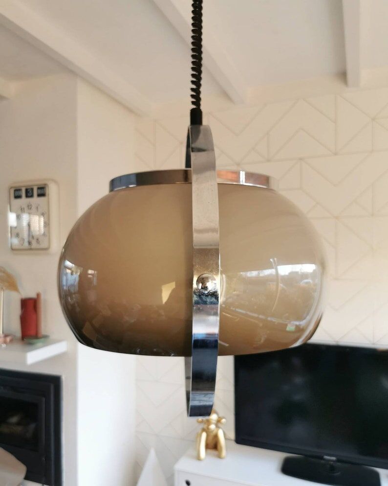 Vintage Italian design pendant lamp, 80s
