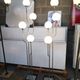 Lot de deux lampadaires italiens en chrome Goffredo Reggiani des années 1960
