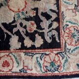 Persian carpet tabriz handmade 48cm x 64cm 1970s