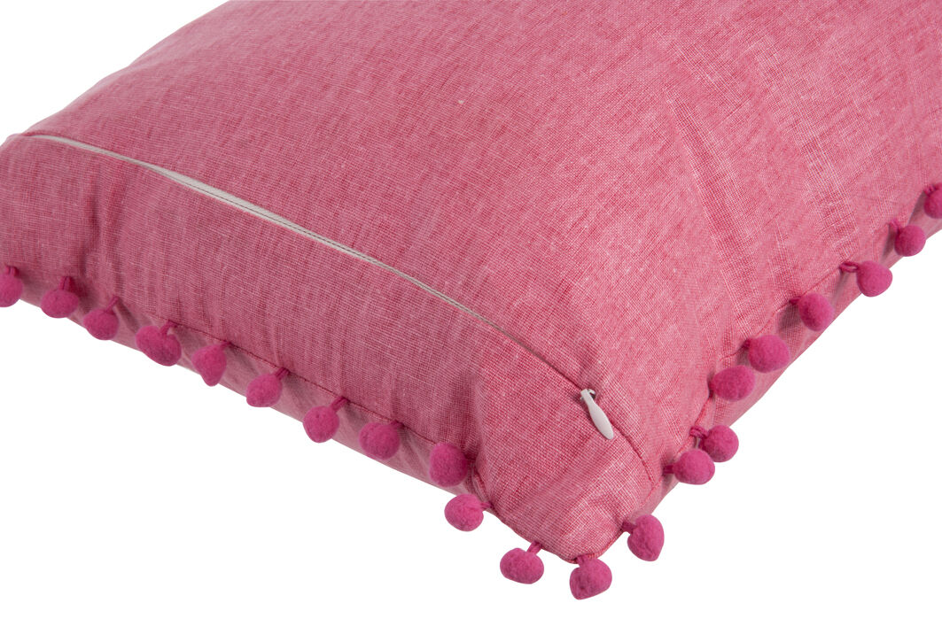 Pink cushion 30x50cm