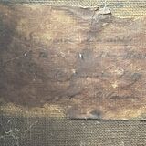 Oil on canvas animated seascape, brittany - signed de belcour? 19th century