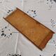 Antique rectangular tray in art deco marquetry wood