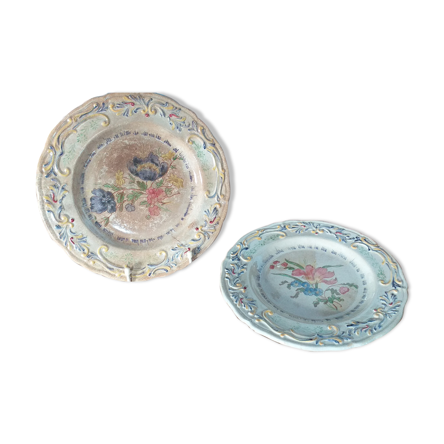 Creil and Montereau porcelain plates