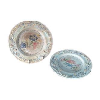 Creil and Montereau porcelain plates